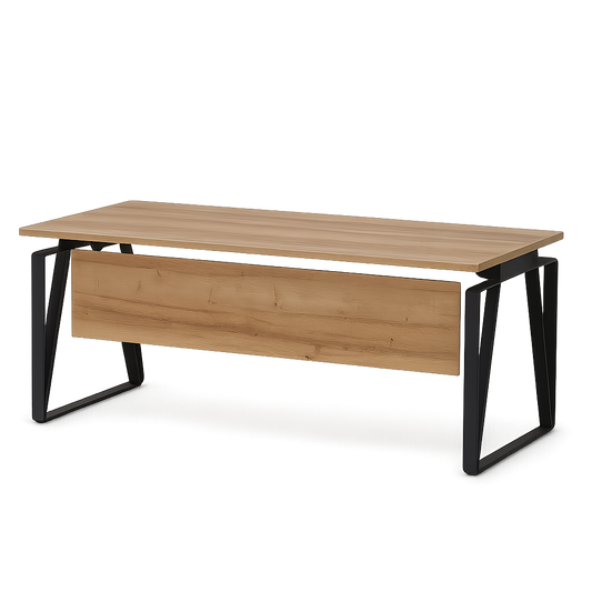 Executive Desk with Metal Legs