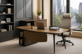 Executive Desk with Metal Legs