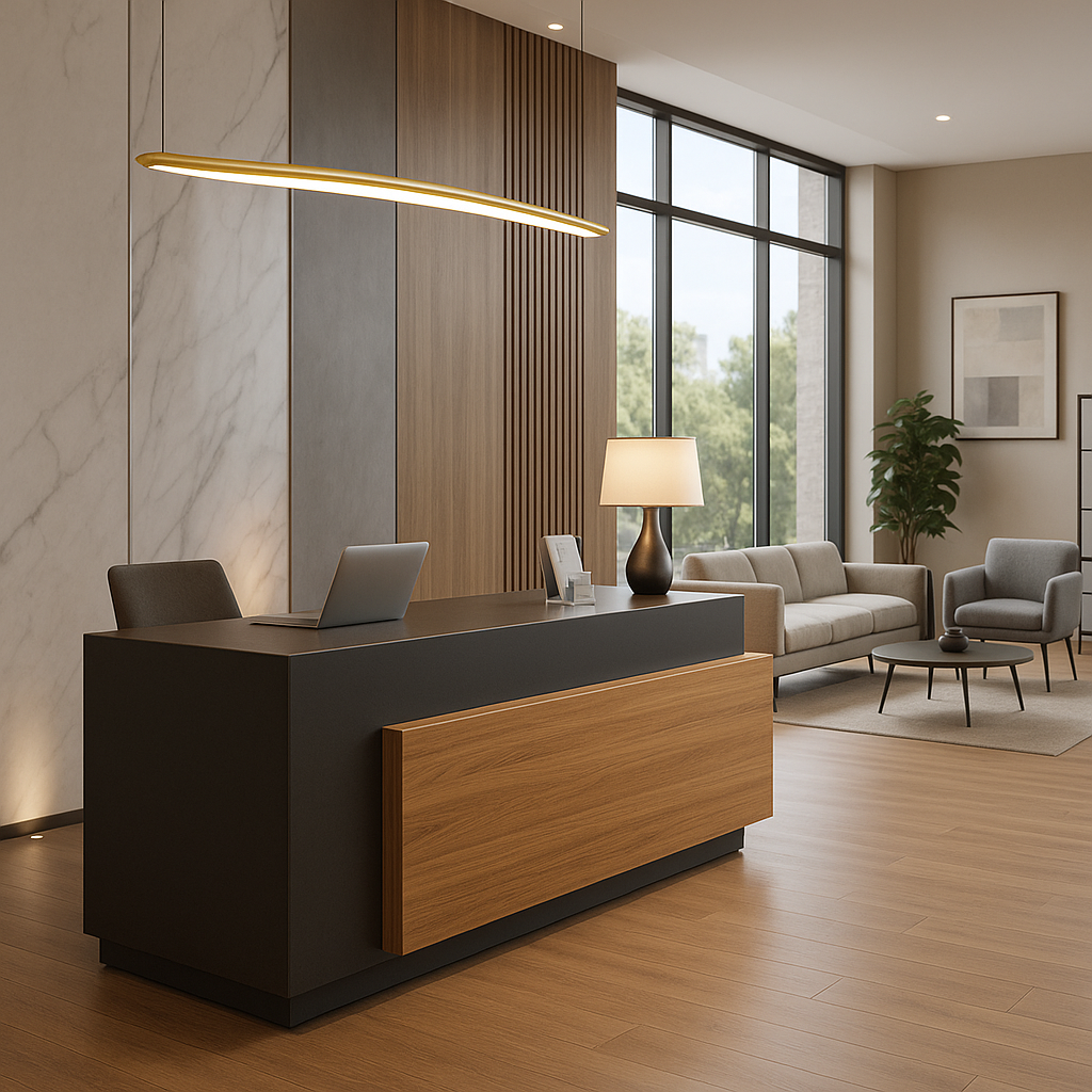 منضدة استقبال - تصميم معاصر بلونين - RE30