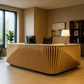 طاولة استقبال - سطح خشبي طبيعي، بتصميم عريض - RE105