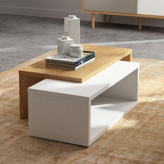 طاولة قهوة – سطح MDF مصفح، كبير الحجم – TE211