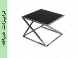 Coffee Table – Tempered Glass Top with Metal Frame – TE24