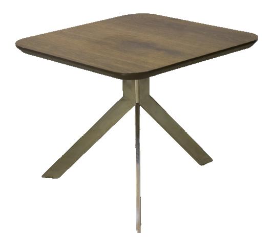طاولة قهوة – سطح MDF مصفح مع قاعدة هيكل معدني – TE90