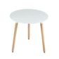 Coffee Table – Round MDF Laminate Top with Beech Wood Legs – TE33