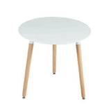 Coffee Table – Round MDF Laminate Top with Beech Wood Legs – TE33