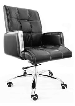 Mid-Back Executive Leather Office Chair