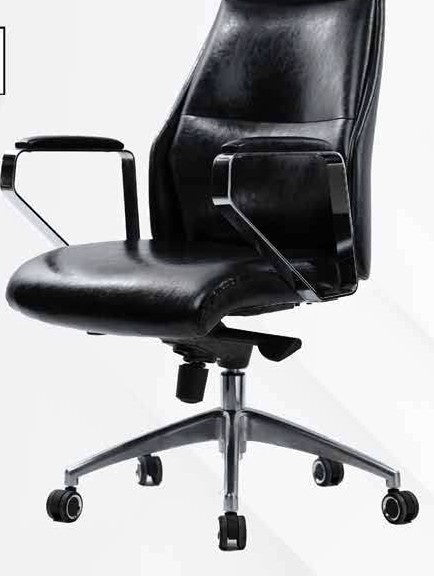 Mid-Back Executive Leather Office Chair