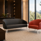 Lounge Sofa – Faux Leather, Pine Wood Frame & Legs – SF-143
