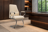 Visitor Chair – Premium High Back Faux Leather – CH666V