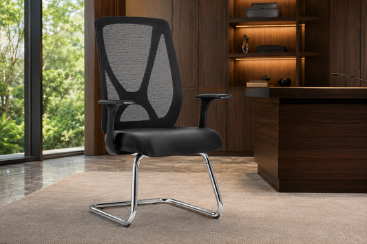 Visitor Chair – Mesh Back, Cantilever Chrome Frame – CH756V