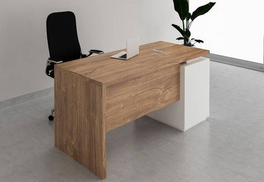 Employee Desk – 3 Drawers, 34mm Top, Wood Front Modesty Panel – ED 10