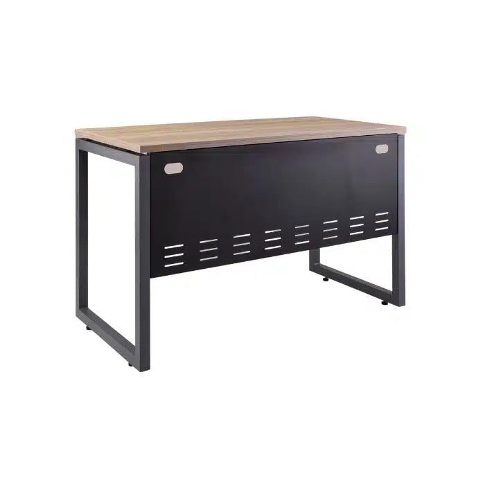 Employee Desk – Metal Frame 5×5cm, Metal Modesty Panel, No Drawers – ED 23 MT