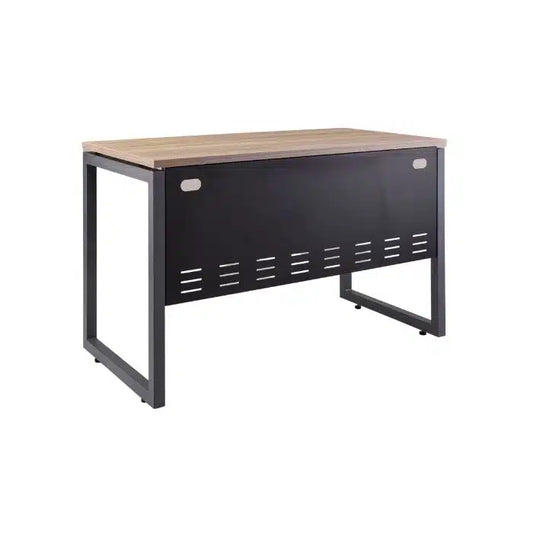 Employee Desk – Metal Frame 5×5cm, Metal Modesty Panel, No Drawers – ED 23 MT