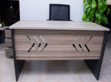 Employee Desk – No Drawers, Wood Rear Modesty Panel, 25mm Top – ED 50