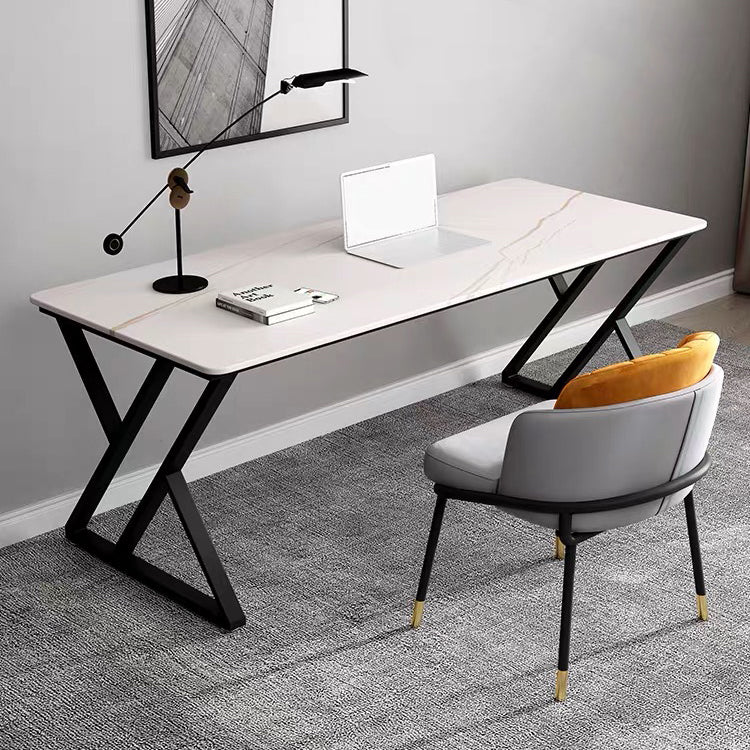 Employee Desk – Metal Frame 5×5cm, Wood Modesty Panel, Premium – ED 66