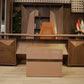 Executive Wooden Desk – L-Shaped with Side Storage – MD530