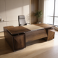 Executive Wooden Desk – L-Shaped with Side Storage – MD530