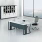 Executive Desk – MDF Laminate with Metal Legs – MD536