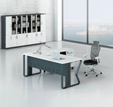Executive Desk – MDF Laminate with Metal Legs – MD536