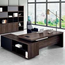 Executive Manager Desk – 4.5cm Thick Top & Integrated Side Unit – MD900