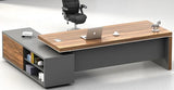 Executive Manager Desk – 4.5cm Thick Top & Integrated Side Unit – MD900