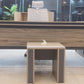 Executive Wooden Desk – Open Office with Bookshelf Unit – MD196