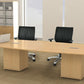 Meeting Table – MDF Veneer, Angled Metal Legs – MT616
