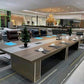 Meeting Table – MDF Veneer Top, Wooden Panel Base – MT866