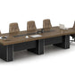 Meeting Table – MDF Veneer Top, Wooden Panel Base – MT866