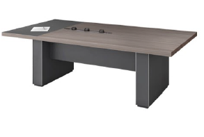 Meeting Table – MDF Veneer Top, Wooden Panel Base – MT866