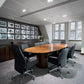 Meeting Table – MDF Veneer, Angled Metal Legs – MT923