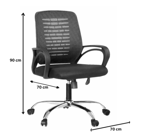 Ergonomic Task/Employee Office Chair – Comfort Design – CH49B