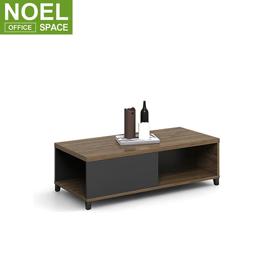 Tea Table – MDF Top with Open Shelf & Storage Compartment 100×50cm – TE115