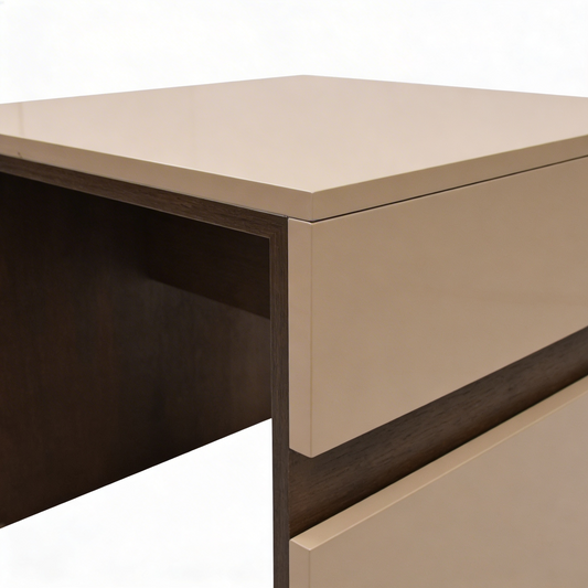 Tea Table – MDF Laminated Veneer Top with Metal Legs 50×50cm – TE118