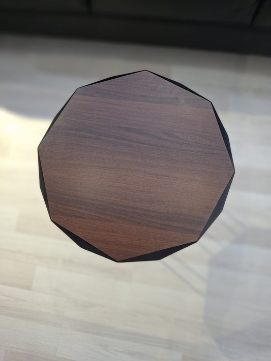 Tea Table – Octagonal MDF Top with Black Hairpin Legs 60cm – TE131