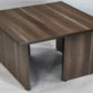 طاولة شاي - سطح مربع من خشب MDF المُصفّح مع أرجل متشابكة 50×50 سم - TE145