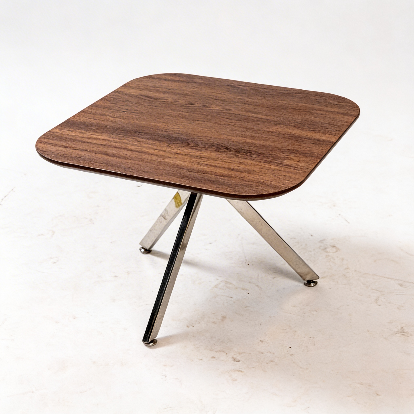 Tea Table – MDF Laminate Top with Stainless Steel Frame – TE90