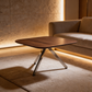 Tea Table – MDF Laminate Top with Stainless Steel Frame – TE90