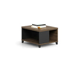 Tea Table – MDF Top with Open Shelf & Storage Compartment 50×50cm – TE116