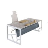 Executive Desk with Metal Legs