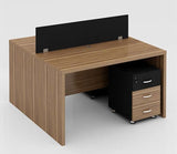 Workstation – 2-Person MDF & Metal Base – WR25