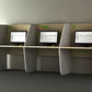Call Center Workstation – 4-Person Cluster, MDF – WR266