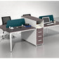Workstation – 4-Person with Privacy Screens, MDF – WR606D