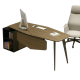 Executive Desk with Metal Legs