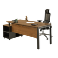 Executive Desk with Metal Legs