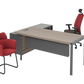 Executive Desk – Compact Metal Legs Multi-Size – MD125