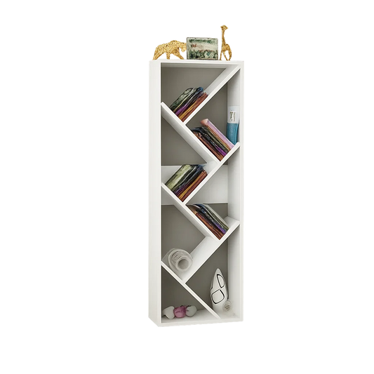 Open Shelf Bookcase – Tall Slim Design – CB82