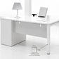 Employee Desk – 3 Drawers, 34mm Top, Side Drawer Unit 40×60cm – ED 33