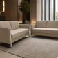 Lounge Sofa – Faux Leather, Pine Wood Frame & Legs – SF-201
