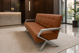 Lounge Sofa – Faux Leather, Pine Wood Frame & Legs – SF-305